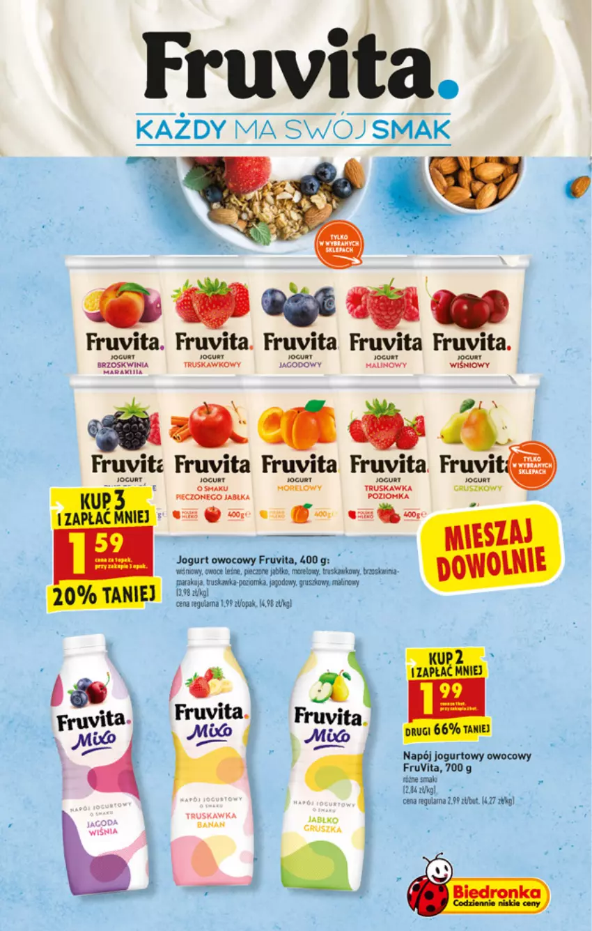 Gazetka promocyjna Biedronka - W tym tygodniu - ważna 27.09 do 02.10.2021 - strona 29 - produkty: Jabłka, Jogurt, Jogurt owocowy, Napój, Napój jogurtowy, Tera