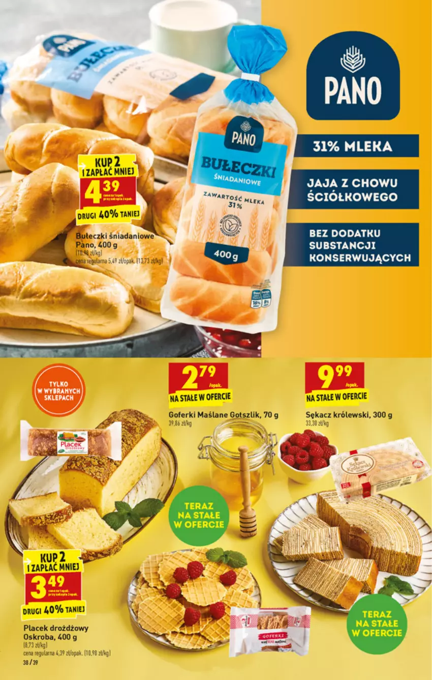 Gazetka promocyjna Biedronka - W tym tygodniu - ważna 27.09 do 02.10.2021 - strona 38 - produkty: Danio, Jaja, Królewski, Sękacz, Ser