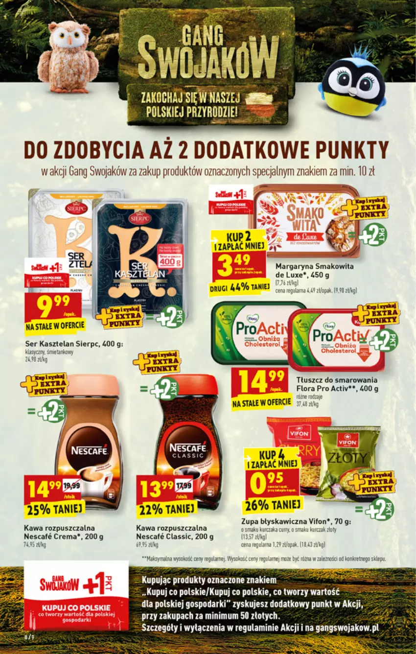 Gazetka promocyjna Biedronka - W tym tygodniu - ważna 27.09 do 02.10.2021 - strona 8 - produkty: Fa, Flora, Gala, Kasztelan, Kawa, Kawa rozpuszczalna, Kret, Kurczak, Margaryna, Ser, Ser Kasztelan, Smakowita, Sok, Zupa