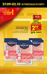 Gazetka promocyjna Biedronka - W tym tygodniu - Gazetka - ważna od 02.10 do 02.10.2021 - strona 2 - produkty: Ser, Szynka konserwowa, , Szynka