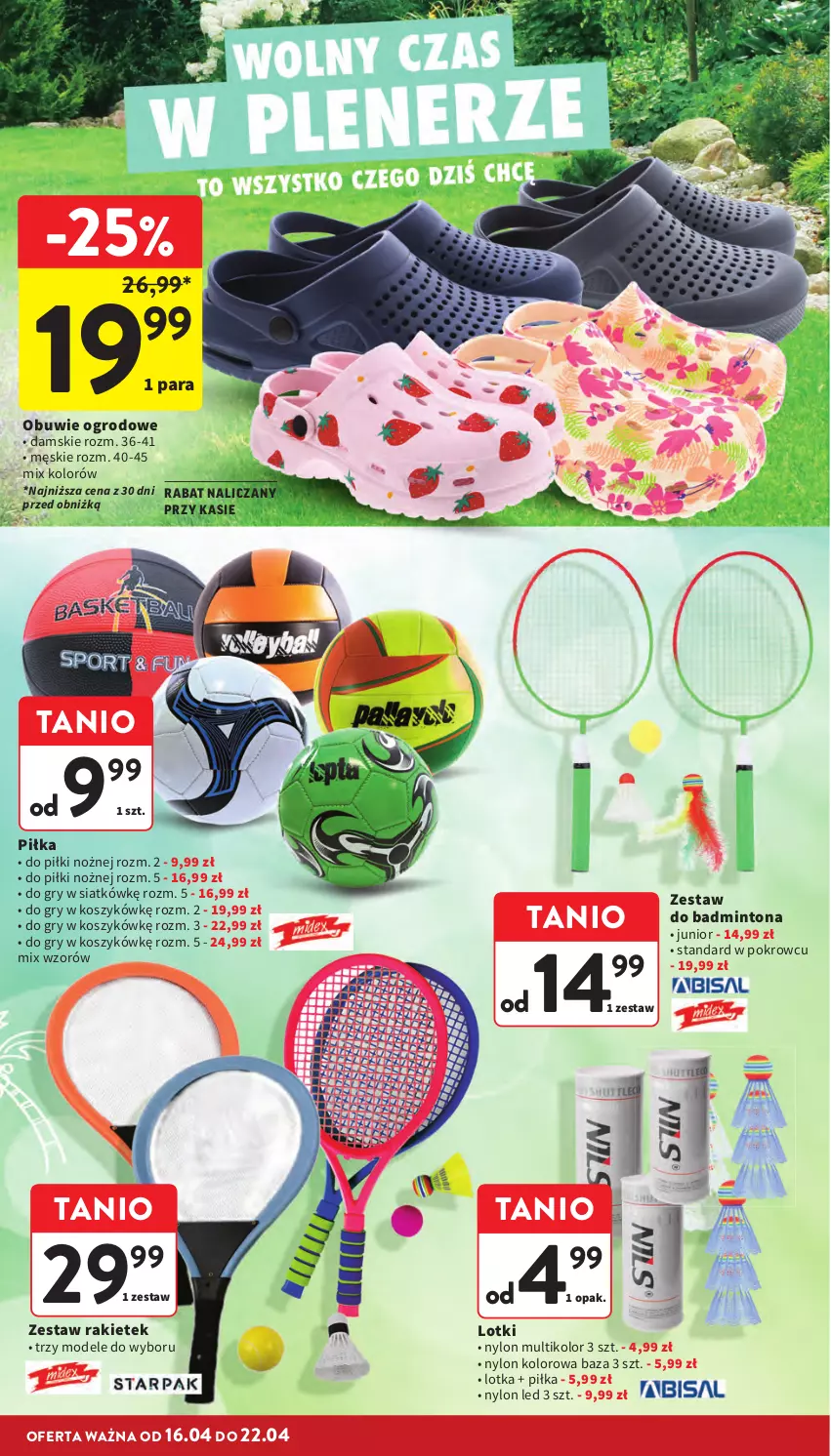 Gazetka promocyjna Intermarche - Gazetka promocyjna - ważna 16.04 do 22.04.2026 - strona 40 - produkty: Gry, Kosz, Noż, Obuwie