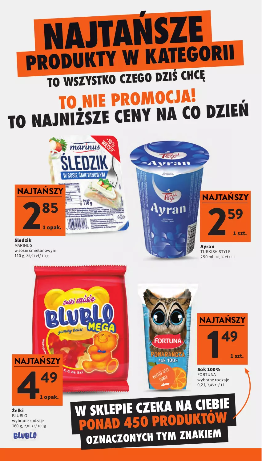 Gazetka promocyjna Intermarche - Gazetka promocyjna - ważna 16.04 do 22.04.2026 - strona 8 - produkty: Fortuna, Sok, Sos