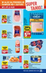 Gazetka promocyjna Aldi - Pełna oferta - Gazetka - ważna od 05.01 do 05.01.2023 - strona 7 - produkty: Kurczak, Warzywa, Frosta, Kiełbaski śląskie, Kiełbasa krakowska, Paluszki rybne, Szynka, Morliny, Tuńczyk, Gala, Olej, Kiełbasa