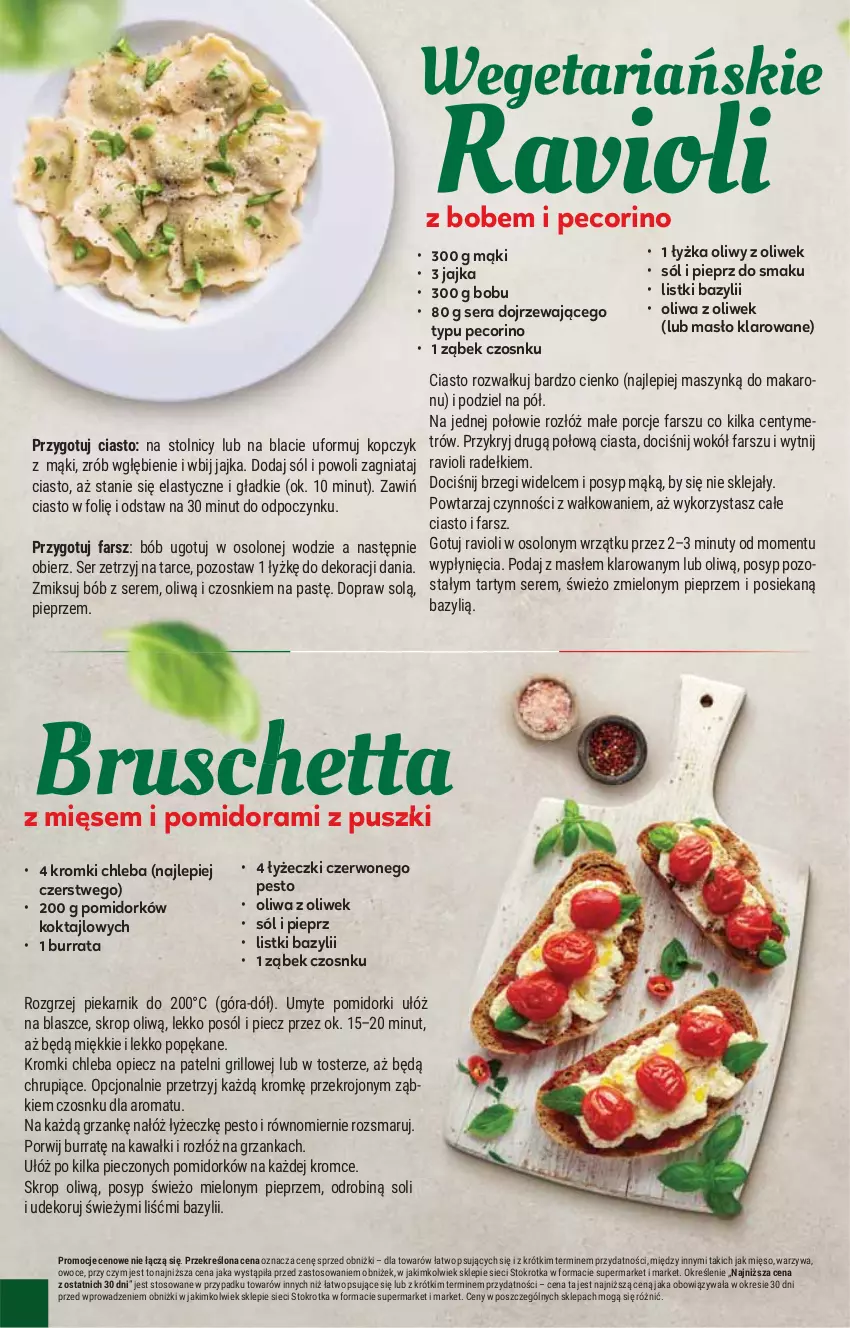 Gazetka promocyjna Stokrotka - Market - ważna 24.07 do 30.07.2025 - strona 12 - produkty: Bazyl, Burrata, Chleb, Fa, Grill, Kawa, Klej, Makaron, Masło, Masło klarowane, Mięso, Nuty, Oliwa, Oliwa z oliwek, Owoce, Pecorino, Pesto, Piec, Piekarnik, Pieprz, Pomidorki, Por, Ser, Sól, Toster, Warzywa