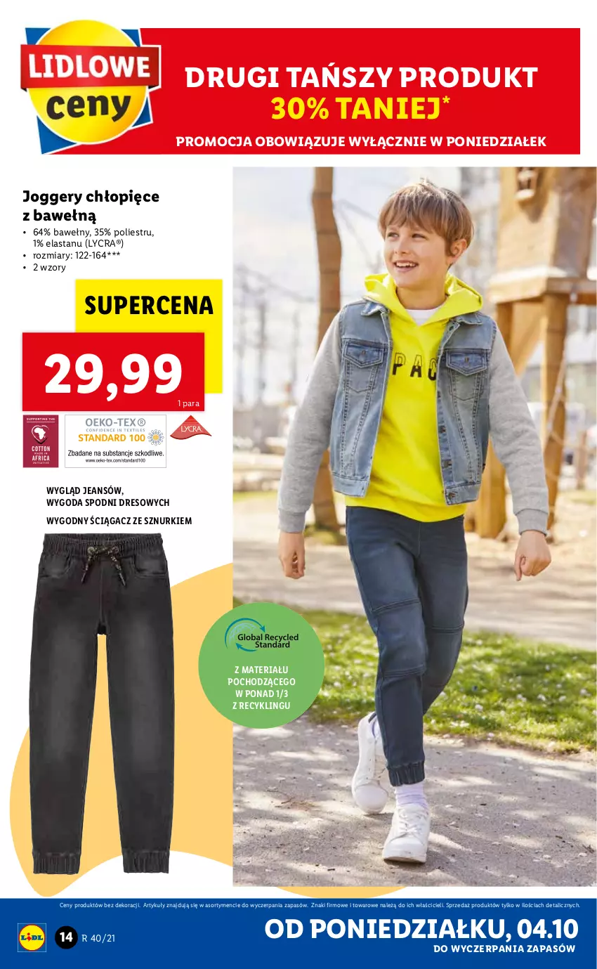 Gazetka promocyjna Lidl - GAZETKA - ważna 04.10 do 10.10.2021 - strona 14 - produkty: Dres