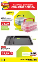 Gazetka promocyjna Lidl - GAZETKA - Gazetka - ważna od 10.10 do 10.10.2021 - strona 28 - produkty: Piec, Sok, Por, Pojemnik, Blacha do pieczenia, Olej