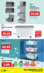 Gazetka promocyjna Lidl - GAZETKA - Gazetka - ważna od 10.10 do 10.10.2021 - strona 36 - produkty: Kosz, Pojemnik, Zabawka, Regał