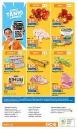 Gazetka promocyjna E Leclerc - Gazetka - ważna od 03.08 do 03.08.2024 - strona 18 - produkty: Kurczak, Ser, Gra, Twaróg, Papryka czerwona, Papryka, Miruna, Tusz, Winogrona, Finuu, Wino, Lazur, Mięso