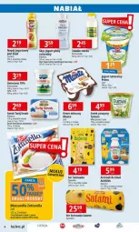 Gazetka promocyjna E Leclerc - Gazetka - ważna od 03.08 do 03.08.2024 - strona 19 - produkty: Mozzarella, Jogurt naturalny, Ser, Pur, Salami, Danone, Piątnica, Zott, Jogurt, Zottarella, Actimel, Napój jogurtowy, Tarta, Serek, Deser, Aksam, Twój Smak, Napój, Jogurt pitny, Tartare, Monte, Mleko