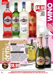 Gazetka promocyjna Topaz - Gazetka - Gazetka - ważna od 31.03 do 31.03.2023 - strona 8 - produkty: Sok, Mus, Martini, Ananas, Wino musujące, Finlandia, Prosecco, Wino