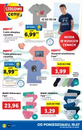 Gazetka promocyjna Lidl - GAZETKA - Gazetka - ważna od 24.07 do 24.07.2021 - strona 10 - produkty: Sok, Majtki, Karp, T-shirt, Skarpetki, Moda