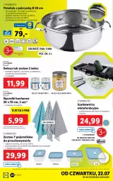 Gazetka promocyjna Lidl - GAZETKA - Gazetka - ważna od 24.07 do 24.07.2021 - strona 28 - produkty: Sok, Ser, Por, Pojemnik, Warka, Ręcznik, Szatkownica, Zmywarki, Zmywarka, Patelnia, Kokos, Kuchenki mikrofalowe, Fa