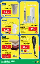 Gazetka promocyjna Lidl - GAZETKA - Gazetka - ważna od 24.07 do 24.07.2021 - strona 33 - produkty: Gra, Szczoteczka do zębów, Szczotka, Kosz, Ręcznik, Szczoteczka, Akumulator