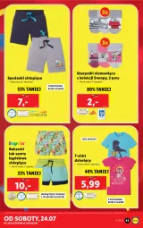 Gazetka promocyjna Lidl - GAZETKA - Gazetka - ważna od 24.07 do 24.07.2021 - strona 43 - produkty: Ser, Szorty, Karp, T-shirt, Skarpetki, Tera, Dzieci, Bokserki