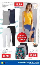 Gazetka promocyjna Lidl - GAZETKA - Gazetka - ważna od 24.07 do 24.07.2021 - strona 8 - produkty: Top, Gin, Moda, Legginsy
