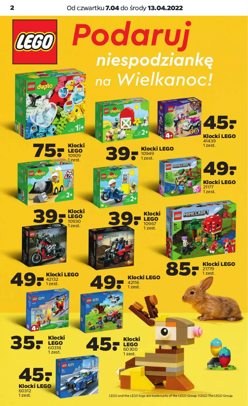 Gazetka promocyjna Netto - Gazetka non food 7.04-13.04 - ważna 07.04 do 13.04.2022 - strona 2 - produkty: Klocki, LEGO