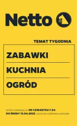 Gazetka promocyjna Netto - Gazetka non food 7.04-13.04 - Gazetka - ważna od 13.04 do 13.04.2022 - strona 1 - produkty: Kuchnia, Ogród