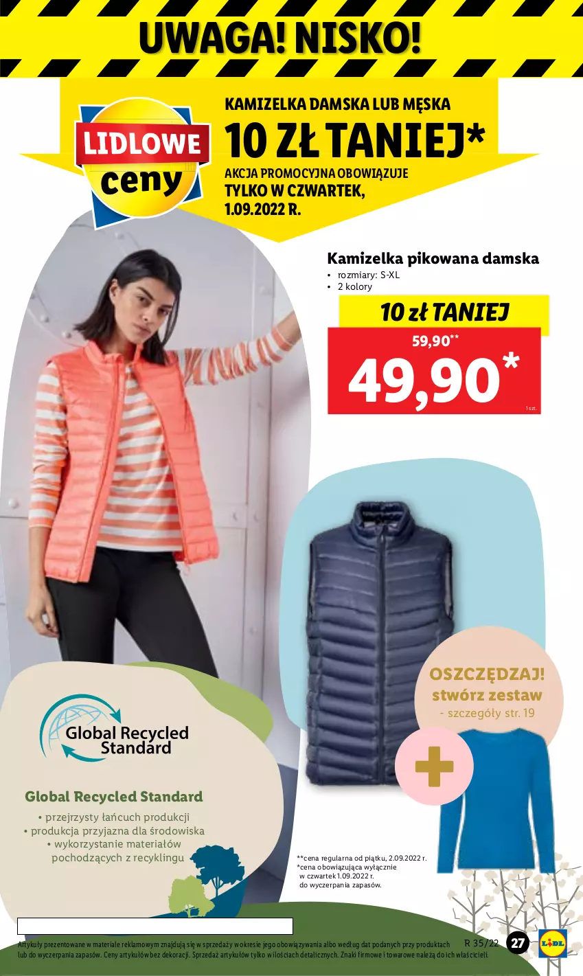 Gazetka promocyjna Lidl - GAZETKA - ważna 29.08 do 03.09.2022 - strona 29 - produkty: Kamizelka, Waga