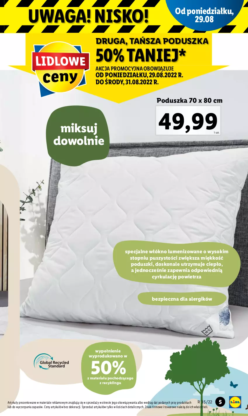 Gazetka promocyjna Lidl - GAZETKA - ważna 29.08 do 03.09.2022 - strona 5 - produkty: Piec, Poduszka, Sok, Top, Waga