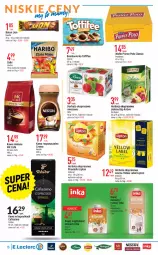 Gazetka promocyjna E Leclerc - Gazetka - ważna od 14.05 do 14.05.2022 - strona 16 - produkty: Tchibo, Kawa rozpuszczalna, Ryż, Gra, Inka, Prince Polo, Kawa mielona, Kawa, Wafle, Lion, Lipton, Toffifee, Baton, Herbata, Haribo, Napój, Herbapol