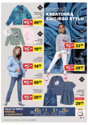 Gazetka promocyjna Carrefour - Gazetka Carrefour - Gazetka - ważna od 28.02 do 28.02.2022 - strona 13 - produkty: Spodnie jeans, Kurtka, Ozdoba, Wanna, Spodnie, Sukienka