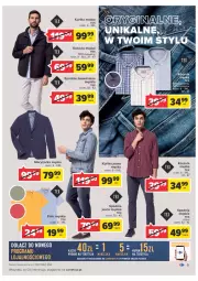 Gazetka promocyjna Carrefour - Gazetka Carrefour - Gazetka - ważna od 28.02 do 28.02.2022 - strona 9 - produkty: Gin, Gra, Spodnie jeans, Kurtka, Kosz, Klej, Koszula, Spodnie