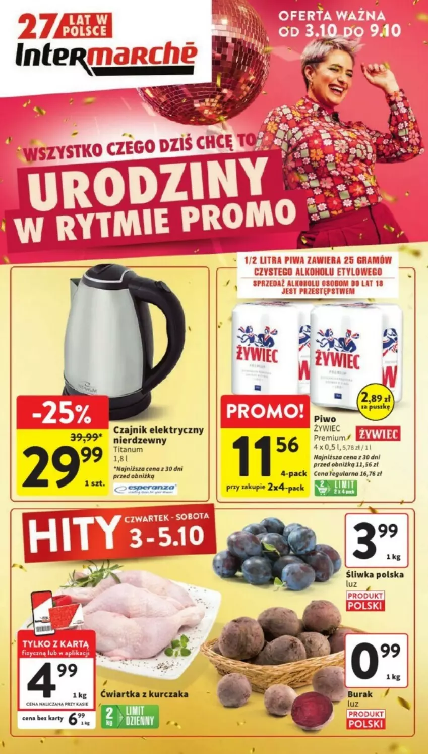 Gazetka promocyjna Intermarche - ważna 07.10 do 09.10.2024 - strona 34 - produkty: Czajnik, Czajnik elektryczny, Fa, Kurczak, Piwo