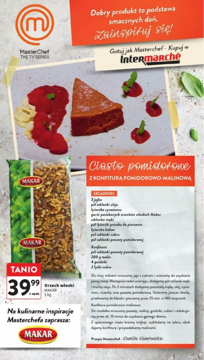 Gazetka promocyjna Intermarche - ważna 07.10 do 09.10.2024 - strona 40 - produkty: Cukier, Dżem, Fa, Jaja, Kakao, Konfitura, Lanki, Maliny, Mikser, Olej, Piec, Rondel, Ser, Szklanka, Talerz, Top