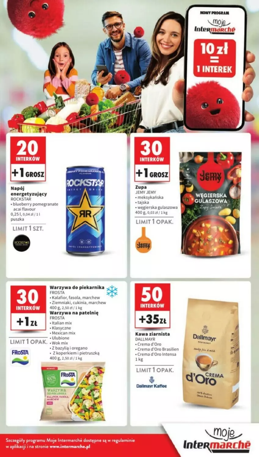 Gazetka promocyjna Intermarche - ważna 07.10 do 09.10.2024 - strona 43 - produkty: Bazyl, Dallmayr, Fa, Fasola, Frosta, Gra, Granat, Kalafior, Kawa, Kawa ziarnista, Napój, Piekarnik, Warzywa, Ziemniaki, Zupa