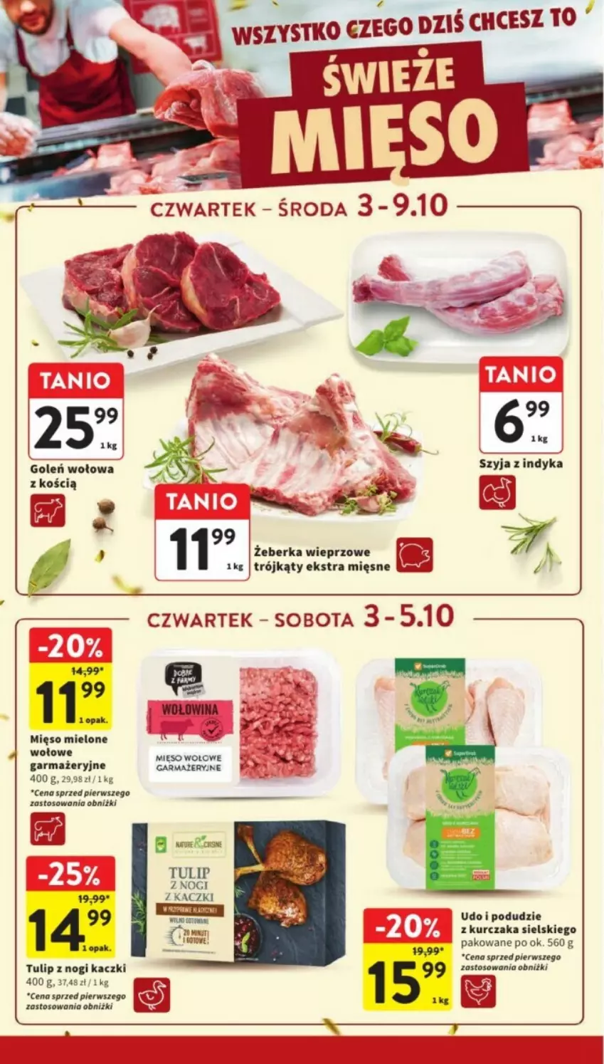 Gazetka promocyjna Intermarche - ważna 07.10 do 09.10.2024 - strona 7 - produkty: Kurczak, Mięso, Mięso mielone