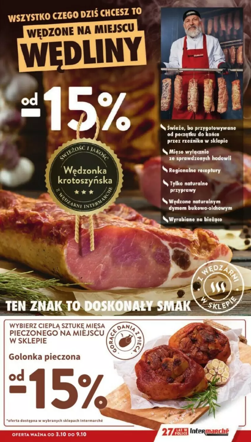 Gazetka promocyjna Intermarche - ważna 07.10 do 09.10.2024 - strona 8 - produkty: Golonka pieczona, Mięso, Piec