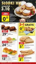 Gazetka promocyjna Intermarche - Gazetka - ważna od 09.10 do 09.10.2024 - strona 20 - produkty: Pączek, Gra, Morela, Bagietka, Danio, Chleb, Bułka, Brownie, Jabłka