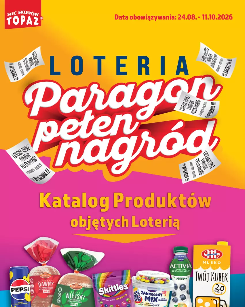 Gazetka promocyjna Topaz - Gazetka - ważna 24.08 do 11.10.2026 - strona 1