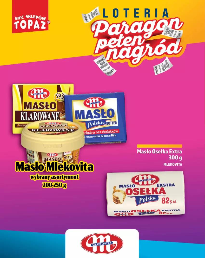 Gazetka promocyjna Topaz - Gazetka - ważna 24.08 do 11.10.2026 - strona 22 - produkty: Masło