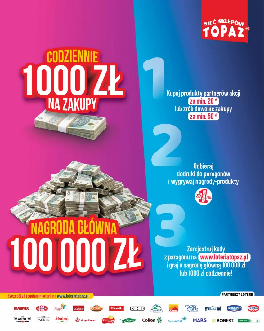 Gazetka promocyjna Topaz - Gazetka - ważna 24.08 do 11.10.2026 - strona 3 - produkty: Gra, Gry, Mars, Top