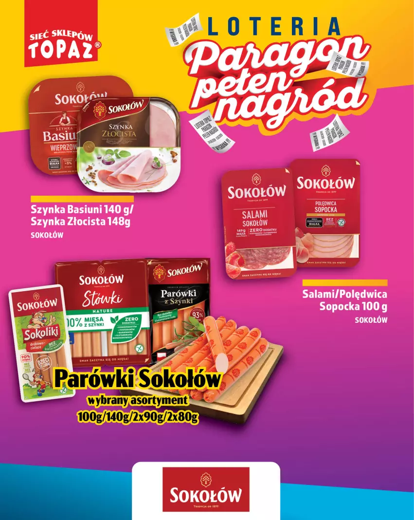 Gazetka promocyjna Topaz - Gazetka - ważna 24.08 do 11.10.2026 - strona 44 - produkty: Parówki
