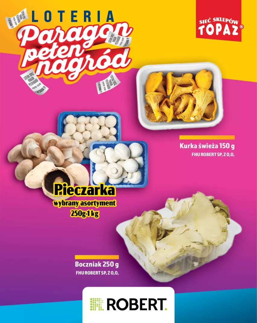 Gazetka promocyjna Topaz - Gazetka - ważna 24.08 do 11.10.2026 - strona 49 - produkty: Boczniak, Piec, Pieczarka