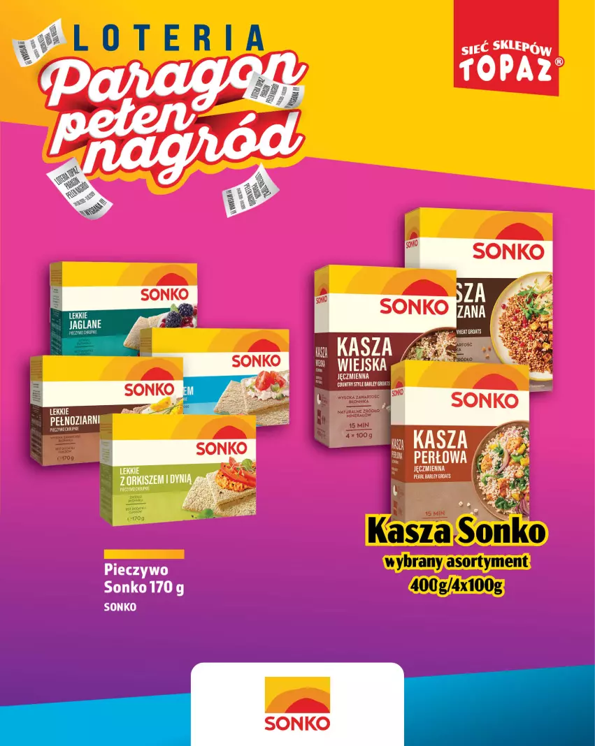 Gazetka promocyjna Topaz - Gazetka - ważna 24.08 do 11.10.2026 - strona 51 - produkty: Kasza, Sok, Sonko, Tran