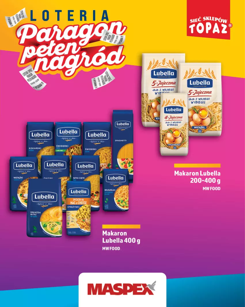 Gazetka promocyjna Topaz - Gazetka - ważna 24.08 do 11.10.2026 - strona 53 - produkty: Jaja, Jaja z wolnego wybiegu, Spaghetti