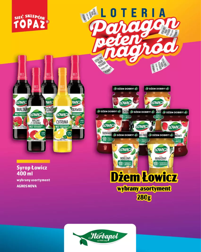 Gazetka promocyjna Topaz - Gazetka - ważna 24.08 do 11.10.2026 - strona 58 - produkty: Dżem