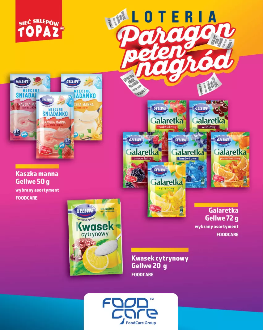 Gazetka promocyjna Topaz - Gazetka - ważna 24.08 do 11.10.2026 - strona 66 - produkty: Gala, Galaretka, Owoce