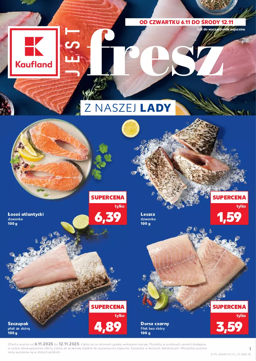 Gazetka promocyjna Kaufland - Kaufland - ważna 06.11 do 12.11.2025 - strona 1 - produkty: Dorsz, Zupa