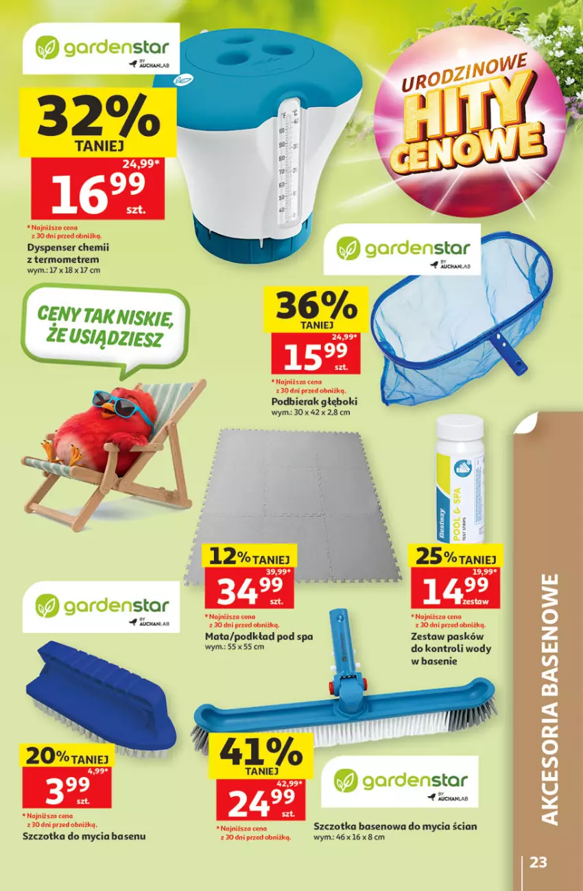 Gazetka promocyjna Auchan - 30 Lat Hipermarket - ważna 21.05 do 27.05.2026 - strona 23 - produkty: Podkład, Ser, Szczotka, Termometr