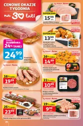 Gazetka promocyjna Auchan - 30 Lat Hipermarket - Gazetka - ważna od 27.05 do 27.05.2026 - strona 28 - produkty: Piec, Kurczak, Mięso mielone, Przyprawy, Burger, Kotlet, Kiełbasa biała, Kiełbasa, Mięso