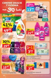 Gazetka promocyjna Auchan - 30 Lat Hipermarket - Gazetka - ważna od 27.05 do 27.05.2026 - strona 42 - produkty: Płyn do prania, Worki na śmieci, Proszek do prania, Perfum, Cillit Bang, Silan, Płyn do płukania, Chusteczki, Worki na śmiec, Szampon, Dzieci, Perwoll, Vanish, Ariel, Dywan