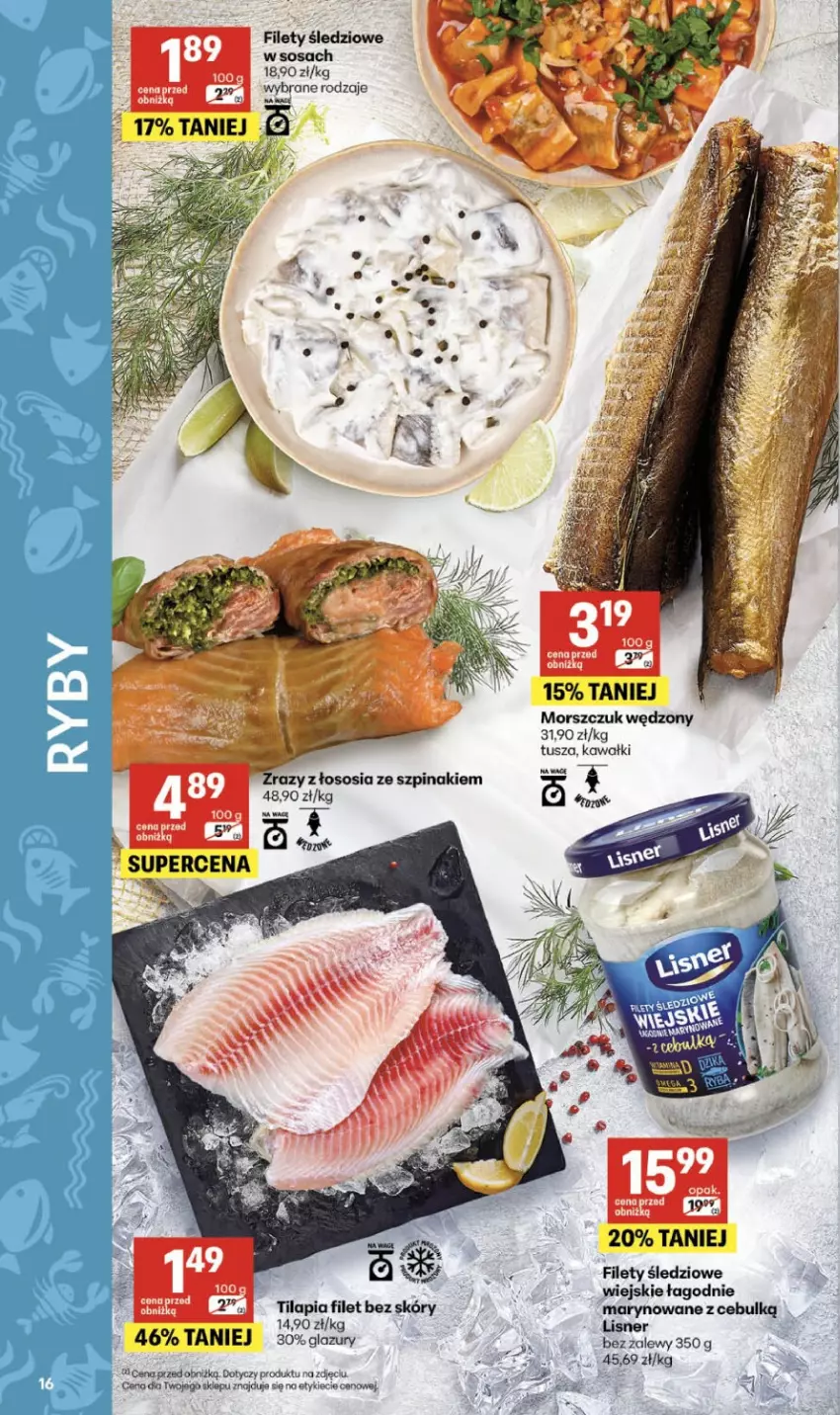 Gazetka promocyjna Delikatesy Centrum - Franczyza DC12 Czwartek - ważna 19.03 do 25.03.2026 - strona 16 - produkty: Kawa, Sos, Szpinak, Tusz