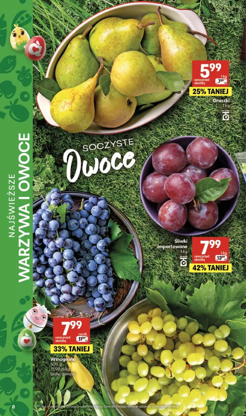 Gazetka promocyjna Delikatesy Centrum - Franczyza DC12 Czwartek - ważna 19.03 do 25.03.2026 - strona 8 - produkty: Owoce, Warzywa, Warzywa i owoce