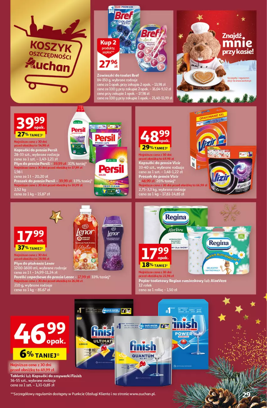 Gazetka promocyjna Auchan - Gazetka Magia Świąt Część 5 Hipermarket Auchan - ważna 14.12 do 23.12.2023 - strona 29 - produkty: Finish