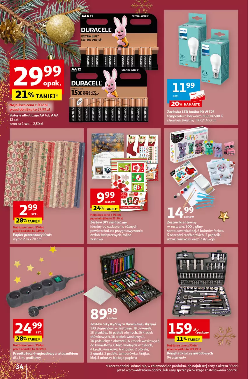 Gazetka promocyjna Auchan - Gazetka Magia Świąt Część 5 Hipermarket Auchan - ważna 14.12 do 23.12.2023 - strona 34