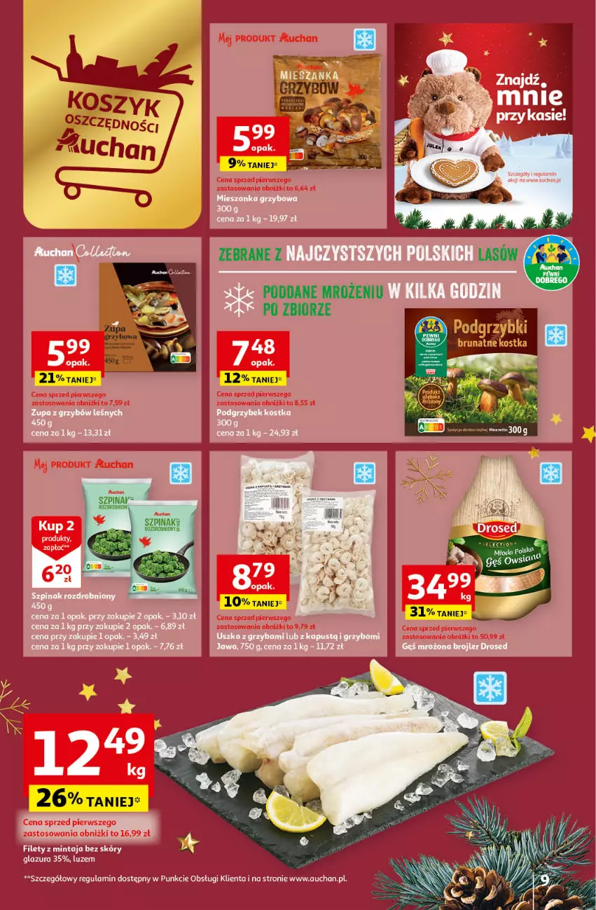 Gazetka promocyjna Auchan - Gazetka Magia Świąt Część 5 Hipermarket Auchan - ważna 14.12 do 23.12.2023 - strona 9 - produkty: Glazura, Lazur, Mintaj